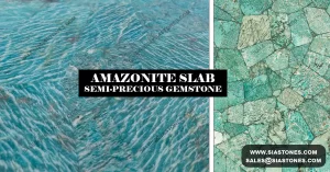 Amazonite Gemstone Slab Collection