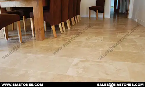 Beige Travertine Flooring 6