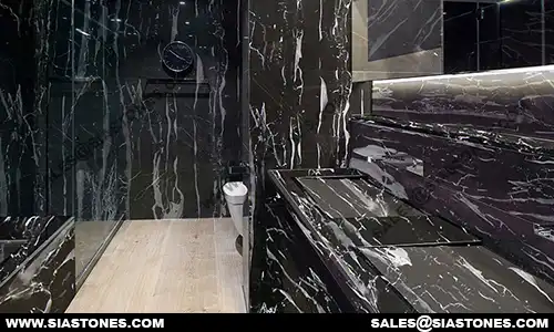 Black Marble Bathroom 3