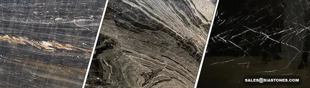 Black Marble Slab Collection