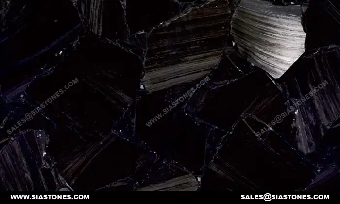 Black Obsidian Gemstone Slab