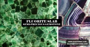 Fluorite Gemstone Slab Collection