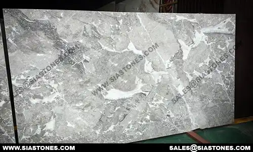 Gray Crystal Marble Slab 2