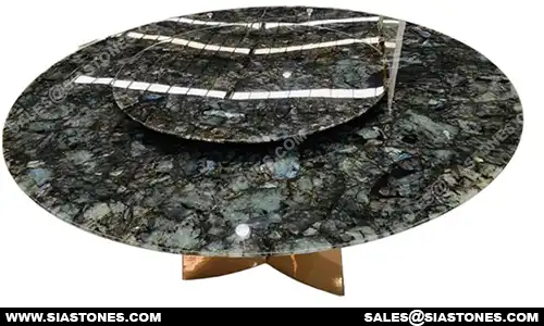 Labradorite Gemstone Round Table 2