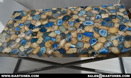 Mixed Agate Dining Table