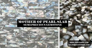 Mother Of Pearl Gemstone Slab Collection