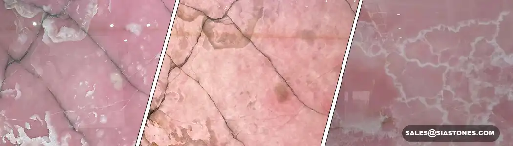 Pink Onyx Slab Collection
