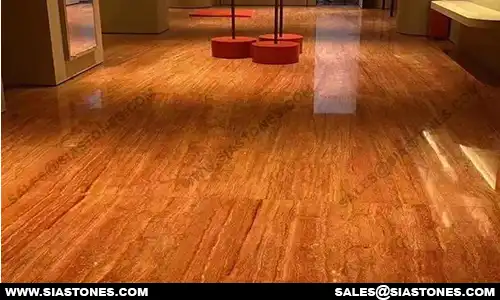 Red Travertine Flooring 1