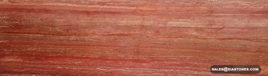 Red Travertine Slab Collection