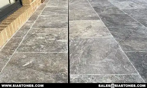 Silver Travertine Flooring 2