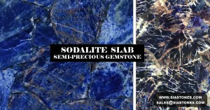 Sodalite Gemstone Slab Collection