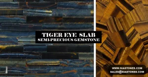 Tiger Eye Gemstone Slab Collection