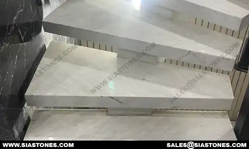 White Marble Stairs 2