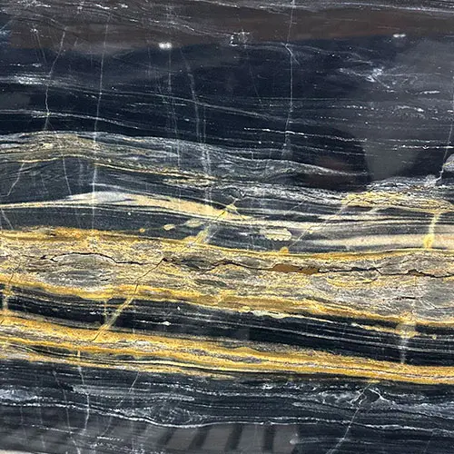 Black Gold Marble Sample