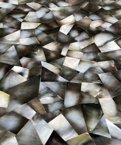 Black Mother Of Pearl Random Pattern Tile Sample