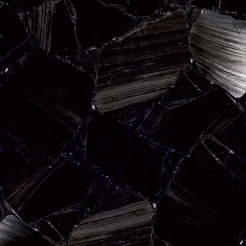 Black Obsidian Gemstone Tile Sample