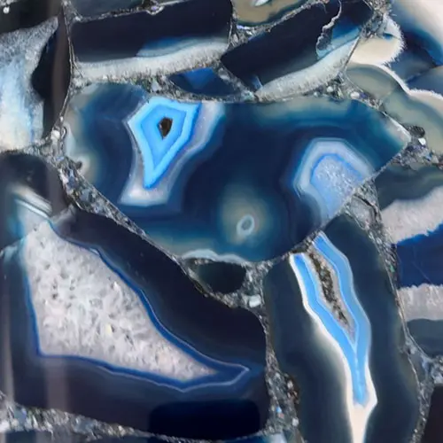 Gava Blue Agate Tile Sample