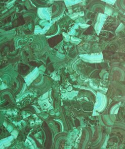 Malachite Gemstone Random Pattern Tile Sample