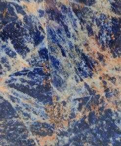 Sodalite Gemstone Vein Blue Tile Sample