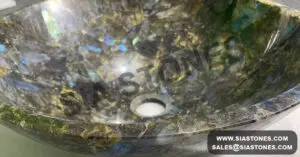 Labradorite Gemstone Wash Basin